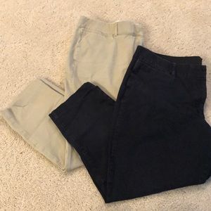 Set of 2 Lane Bryant Capri pants